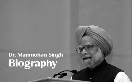 Dr. Manmohan Singh Biography - A Journey of Leadership and Economic Vision Dr. Manmohan Singh Biography - A Journey of Leadership and Economic Vision