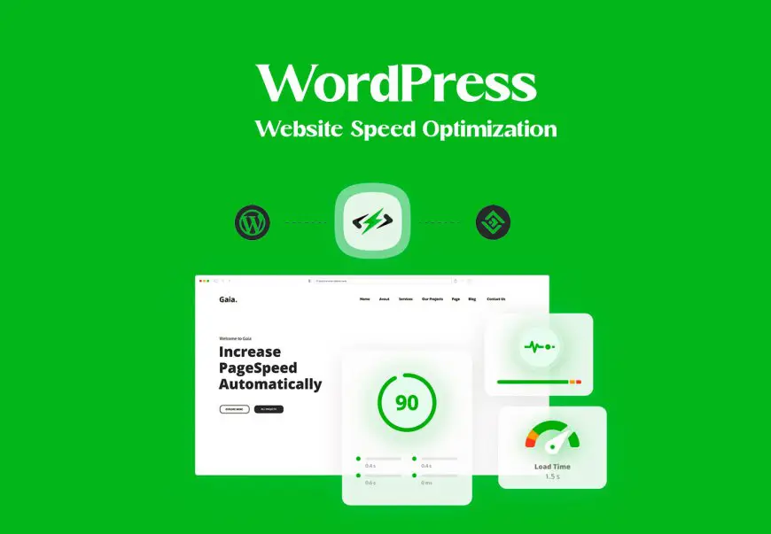 WordPress Website Speed Optimization Google Page Speed Score 90+ Using 10Web Booster