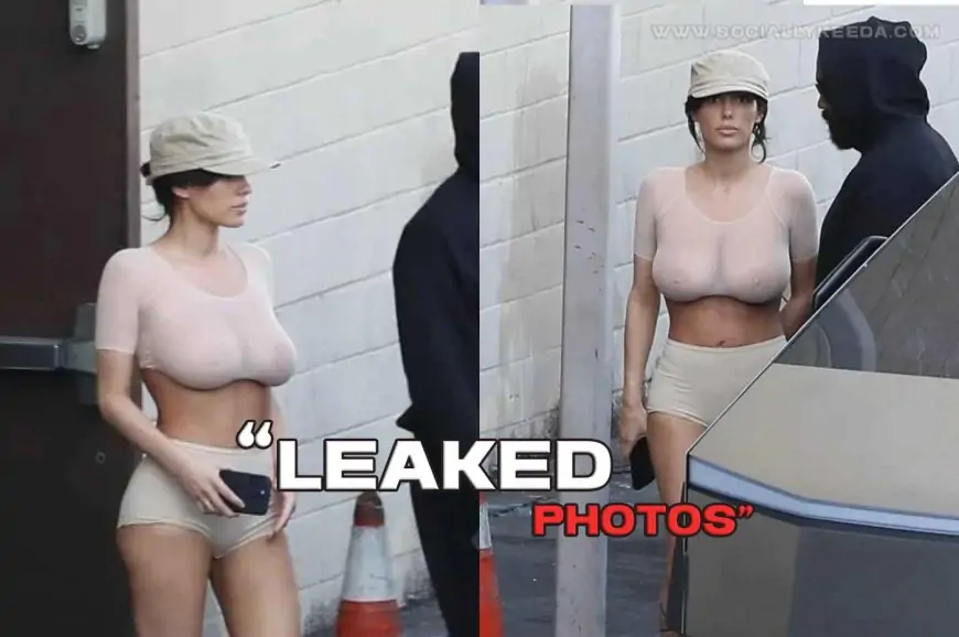 Bianca Censori Wears Transparent Top to Movie